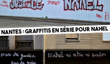 des graffitis fleurissent pour Nahel