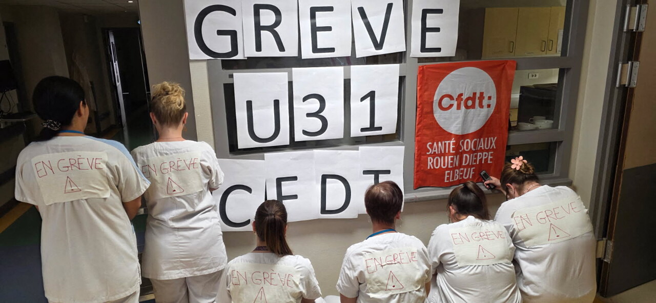 Manque de moyens, travail dégradé... L'unité de chirurgie orthopédique du CHU de Rouen est en grève
