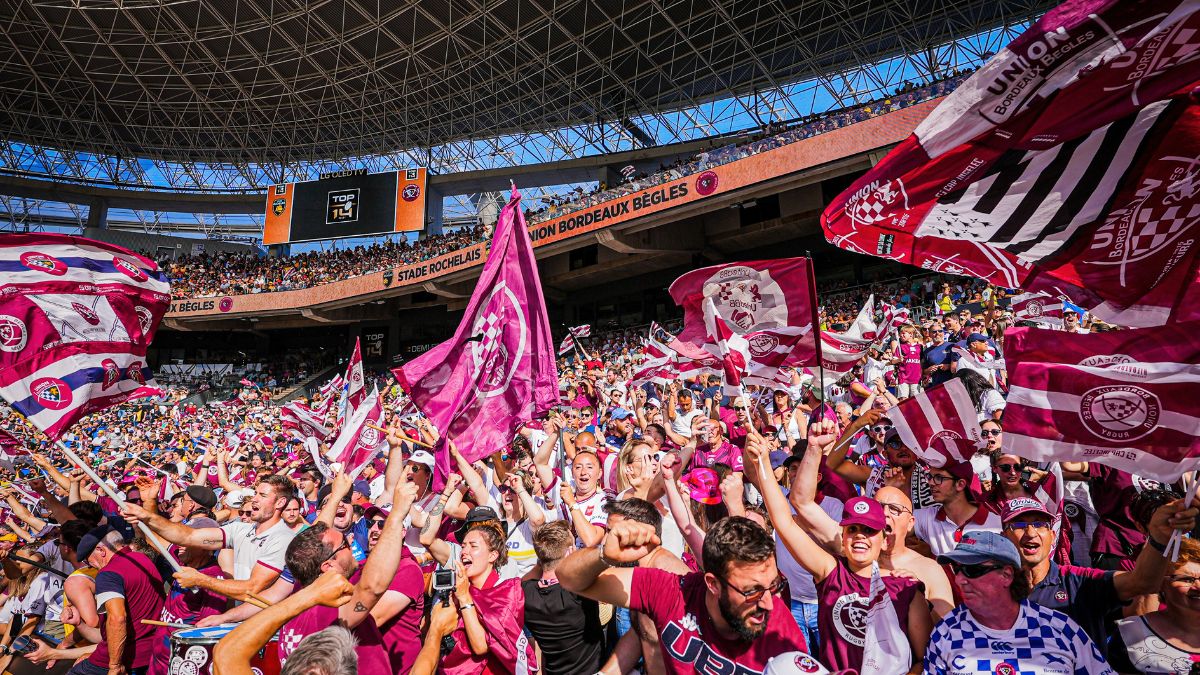 Les supporters de l'UBB pendant la demi-finale du Top 14 - UBB