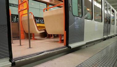 la ligne 1 du métro perturbée en raison de la présence de personnes dans le tunnel de la Rose