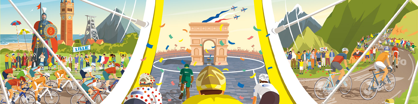 Suivez le Tour de France 2025 sur nos antennes