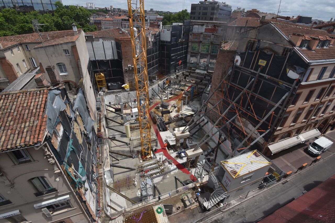 Toulouse. Les spectaculaires travaux de la future FNAC, qui doit ouvrir en 2026 en centre-ville