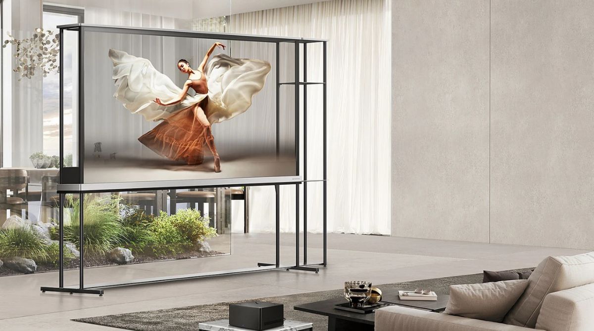 TV LG OLED77T dans un salon