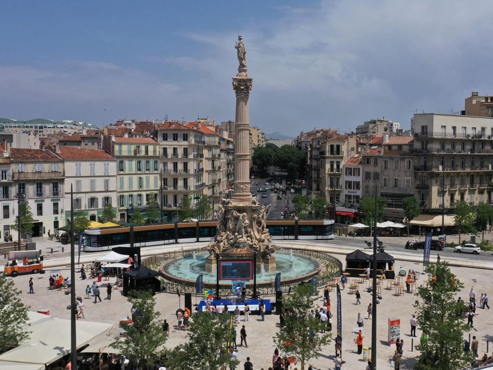 La place Castellane à Marseille par Ora-ïto
