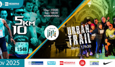 L'Urban Trail de Lille est de retour le samedi 15 novembre 2025