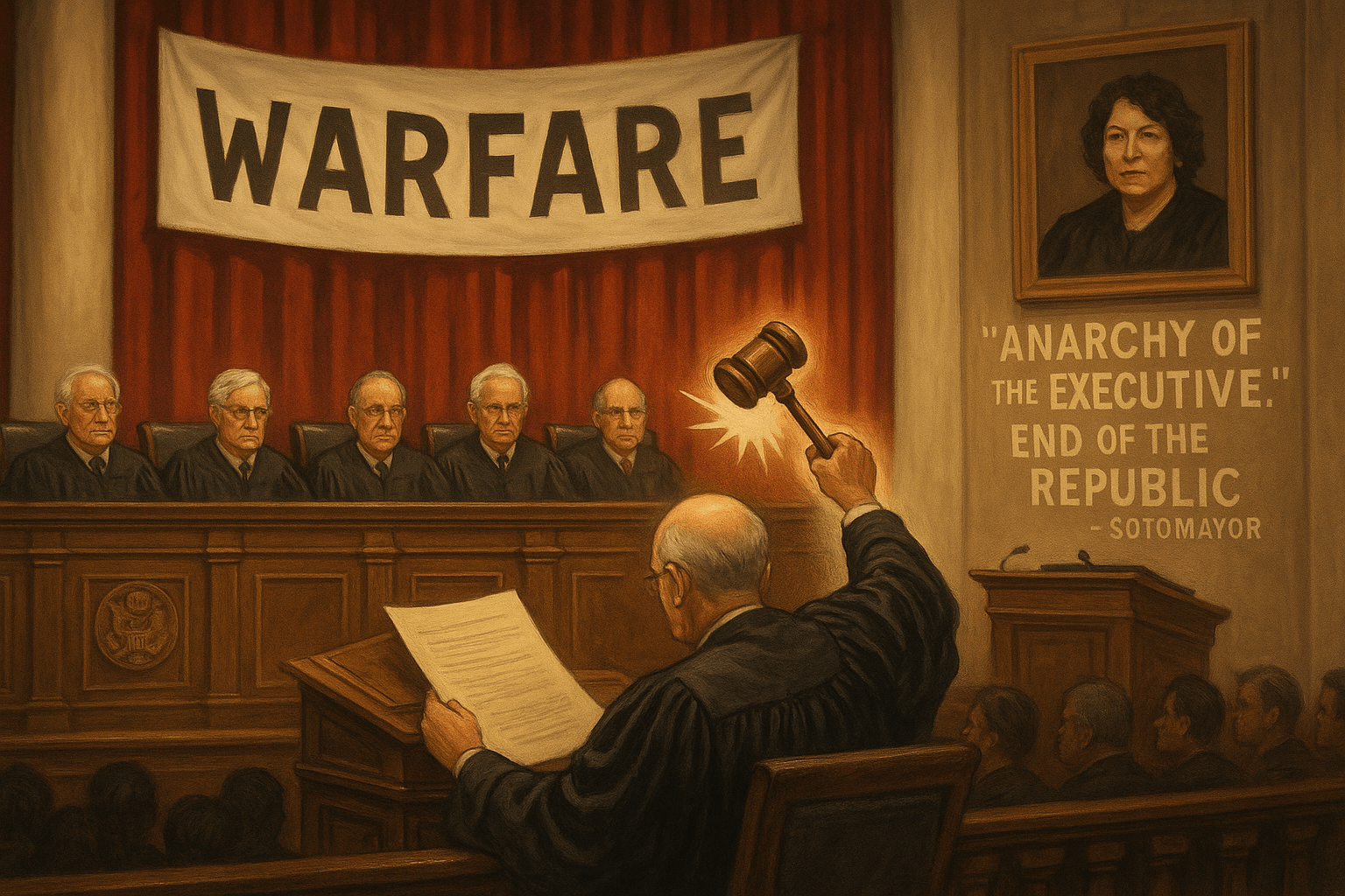 USA. La Cour suprême contre les juges va-t’en guerre