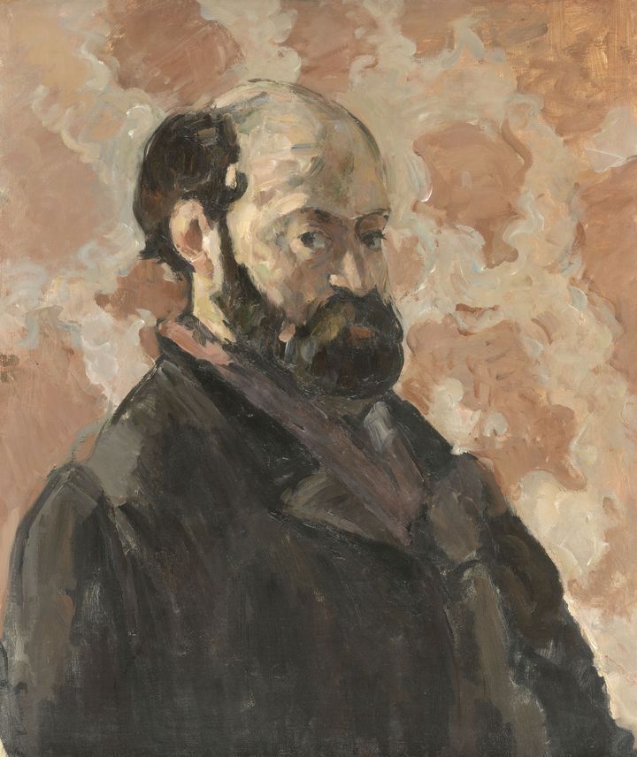 Paul Cezanne, "Portrait de l'artiste au fond rose", vers 1875, huile sur toile, 66x55,2 cm, musée d’Orsay, Paris, don de Philippe Meyer, 2000. (GRAND PALAIS RMN MUSEE D'ORSAY / ADRIEN DIDIERJEAN)