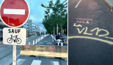 Lyon. Cette piste cyclable menacée fait râler dans leur quartier, des habitants la défendent