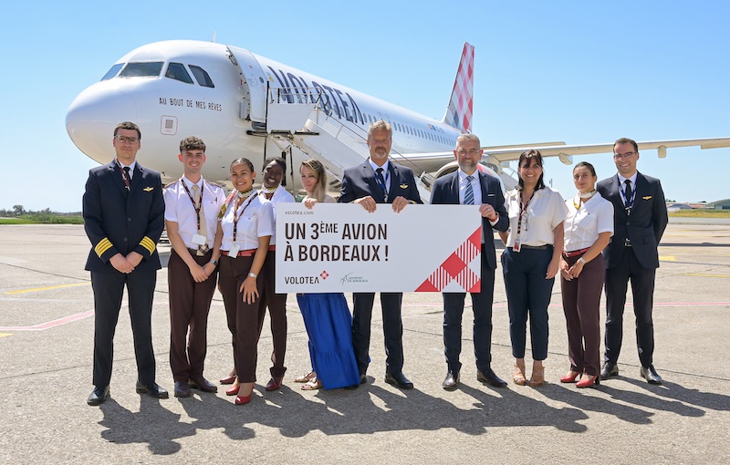 Volotea base un troisième avion à Bordeaux