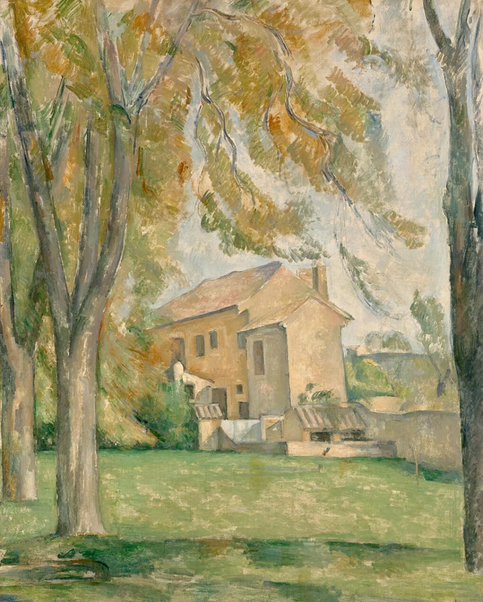 Paul Cezanne, Marronniers et ferme au Jas de Bouffan