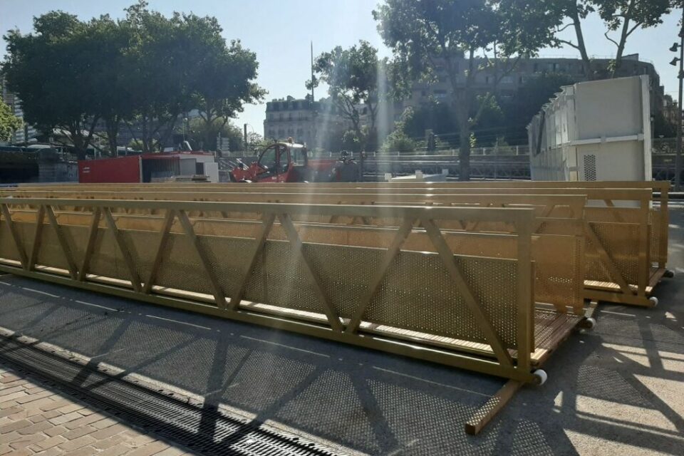 L'un des rampes d'accès du site.