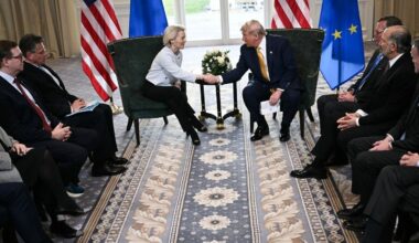l'accord entre l'UE et les Etats-Unis "apportera une stabilité temporaire (...) mais il est déséquilibré", estime le ministre chargé de l'Europe, Benjamin Haddad