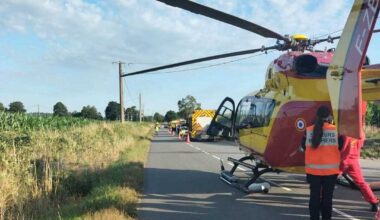 grièvement blessé dans un accident, un conducteur héliporté vers le CHU de Rennes