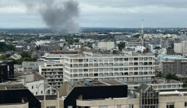 De la fumée visible à l'ouest de Rennes : les pompiers en intervention