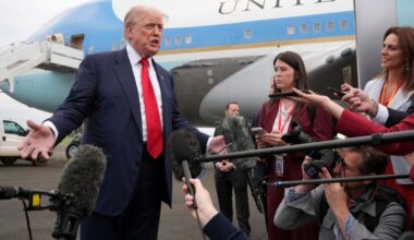 Arrivé en Écosse, Donald Trump s'attaque à l'immigration et aux éoliennes