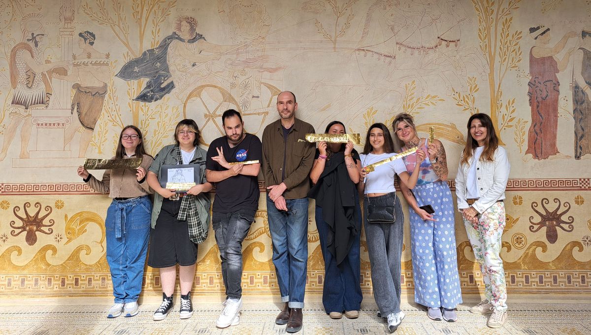 À la Villa Kérylos, près de Nice, des jeunes hors du système scolaire se plongent dans l’art contemporain et la Grèce