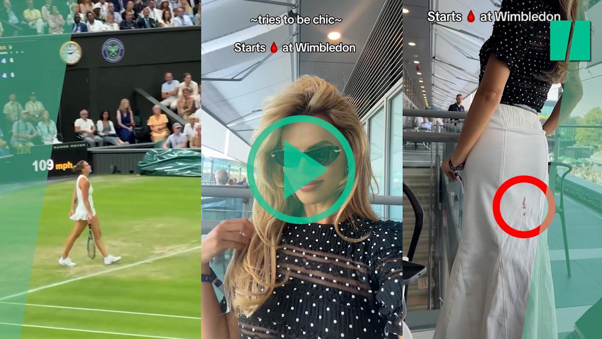 En montrant sa jupe tachée de sang à Wimbledon, cette mannequin brise le tabou des règles