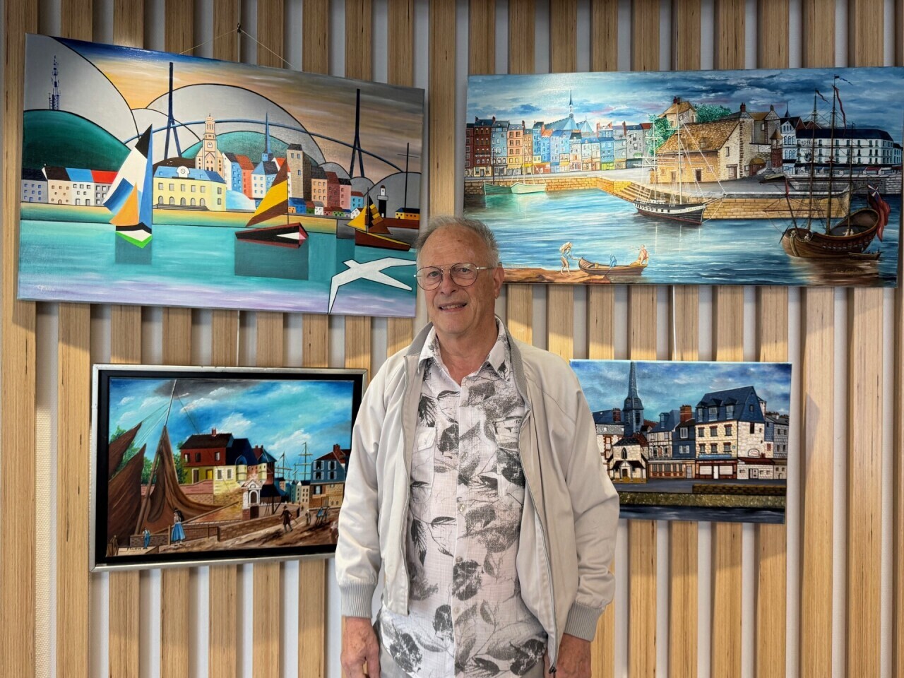 Lisieux : Pierre Coudray expose ses 49 tableaux