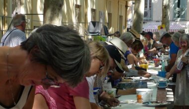 Céret : une fresque géante pour la paix
