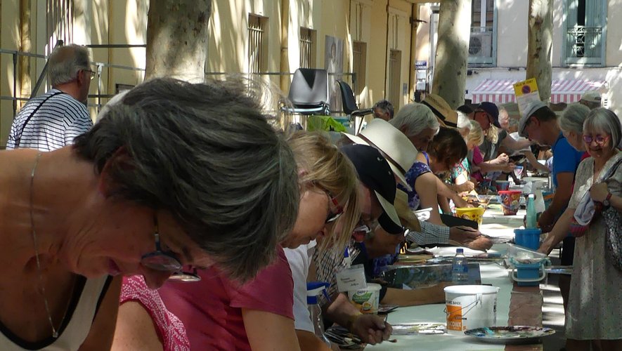 Céret : une fresque géante pour la paix