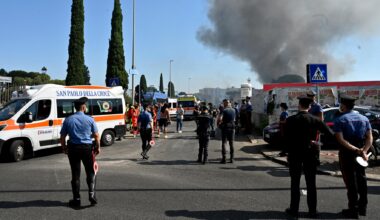 À Rome, cette violente explosion a été entendue dans toute la ville, une trentaine de blessés