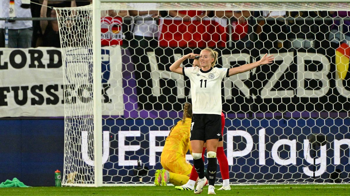 Euro 2025: L'Allemagne bat la Pologne 2-0, mais perd Gwinn