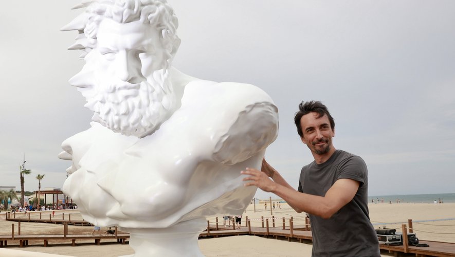 Hercule prêté, Neptune attendu : la statue monumentale de Léo Caillard livrée début 2026 à Narbonne-Plage