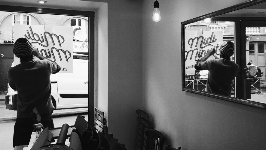 Olivier Gaudry, peintre en lettres à Toulouse : un artisan qui résiste à l’ère du tout-numérique