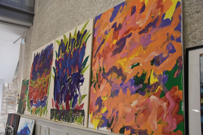 Gauthier, aime utiliser les couleurs chaudes qu’il qualifie de mystiques.