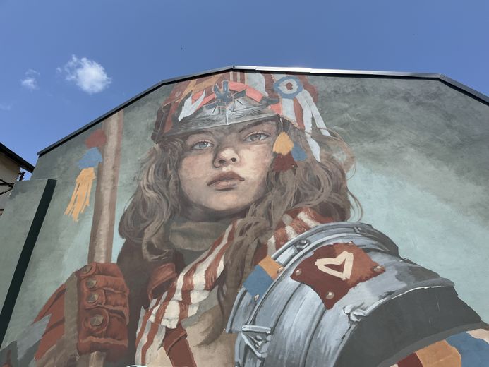 La fresque d’Arnaud de Jesus Gonçalves.