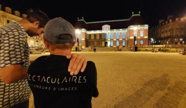 les coulisses des projections sur le Parlement de Bretagne cet été à Rennes