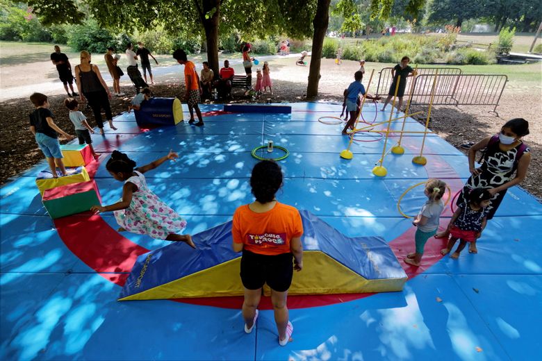 Toulouse Plages propose de nombreuses animations pour les jeunes enfants.