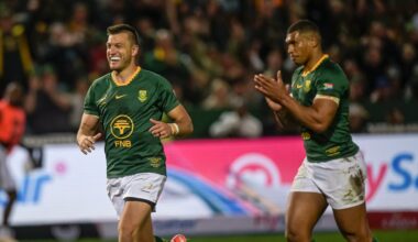 International – Malgré des Géorgiens vaillants, les Springboks cartonnent et enchaînent