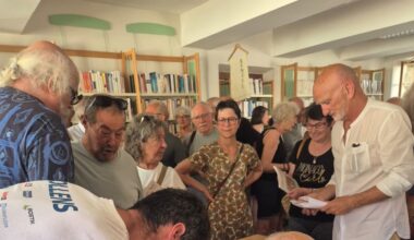 Beaucoup de monde pour la dédicace d’Henri Loreto à Arles-sur-Tech