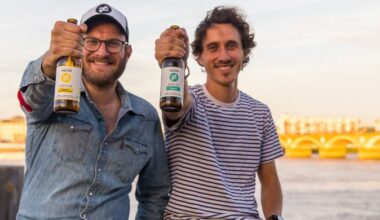 Laurent Drège et Guillaume Soares, fondateurs de la Brasserie Parallèle