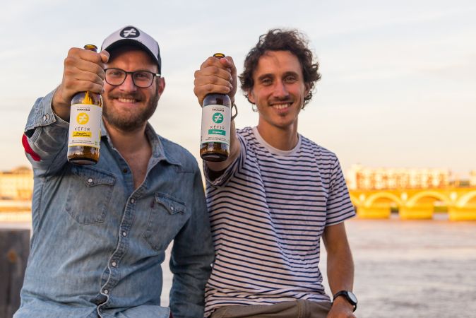 Laurent Drège et Guillaume Soares, fondateurs de la Brasserie Parallèle