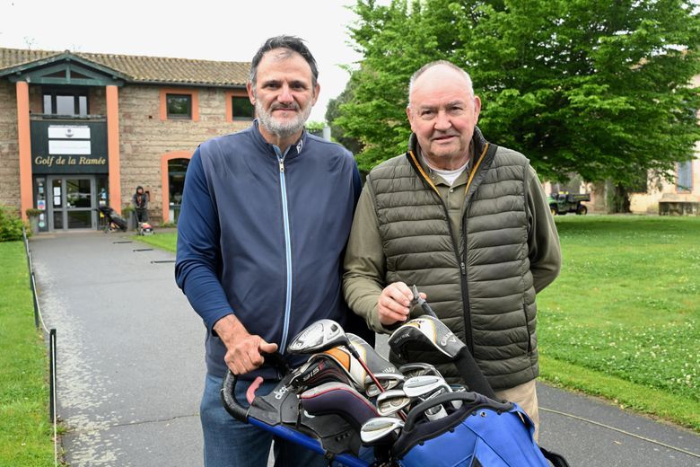 Roch Flores et Patrice Goupil contestent le nouveau système de réservation des parcours de golfs toulousains.