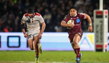 Transferts. Pro D2 – Brive officialise l’arrivée de Ben Tapuai (Bordeaux-Bègles)