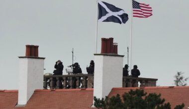 Donald Trump est arrivé en Ecosse pour un séjour mêlant golf, diplomatie et commerce