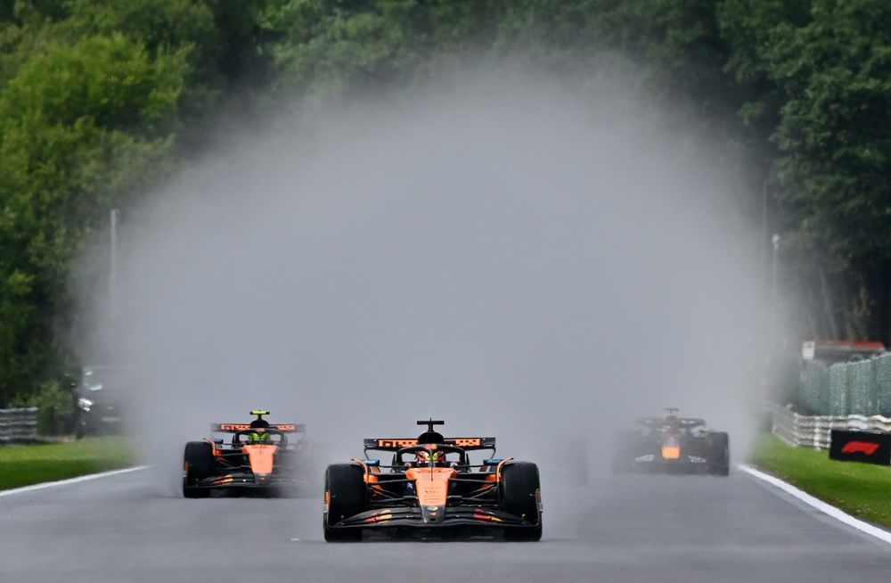 Oscar Piastri devant Lando Norris.