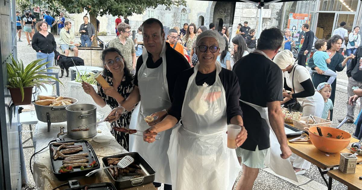 Grenoble. Une belle soirée d’été au quartier Saint Laurent
