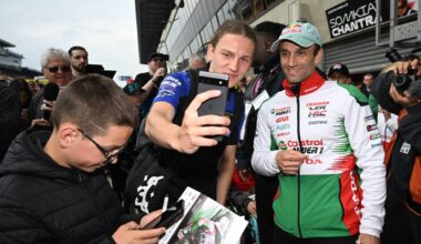 à l'occasion du Grand Prix de France de MotoGP, Johann Zarco invite pour la première fois sa maman à une course