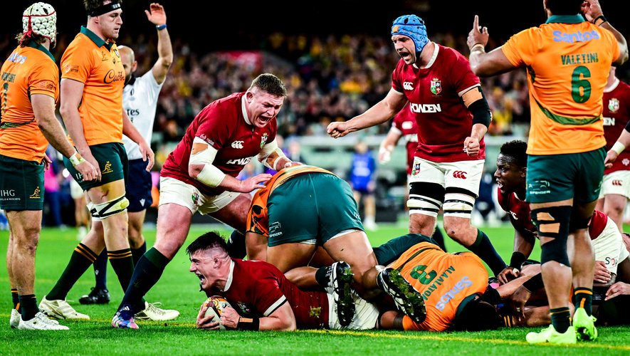 Tournée des Lions en Australie – Polémique oubliée : le premier essai des Lions validé en dépit du rappel récent de World Rugby
