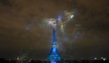 Festivités du 14-Juillet : les plus belles photos du feu d'artifice de Paris