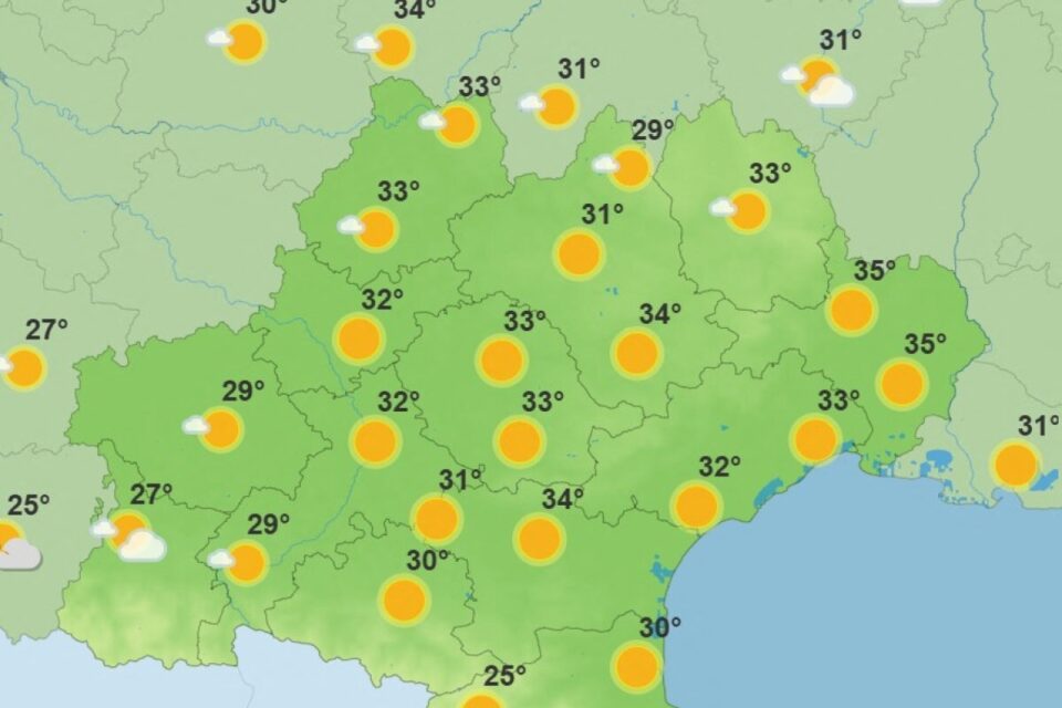 La météo en Occitanie ce vendredi 18 juillet.