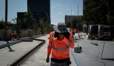 A Lyon, la canicule fait suer ouvriers et restaurateurs