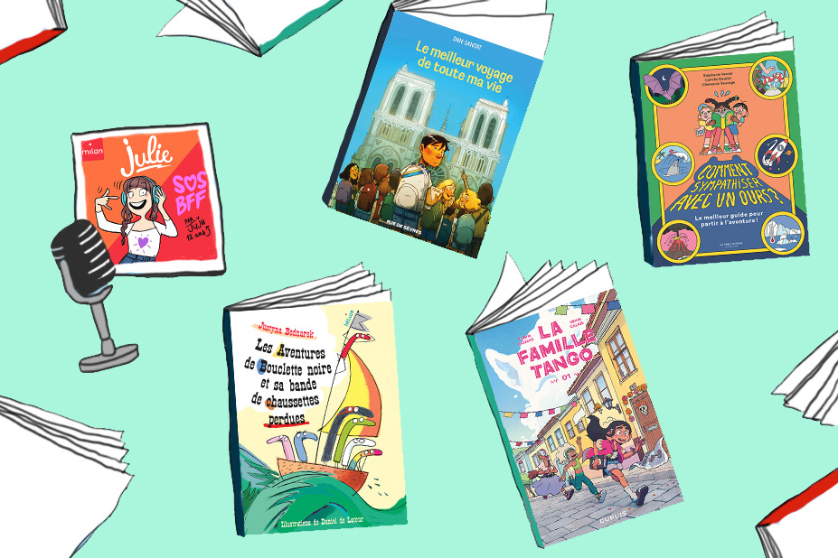Des livres et 1 podcast pour t’accompagner partout cet été