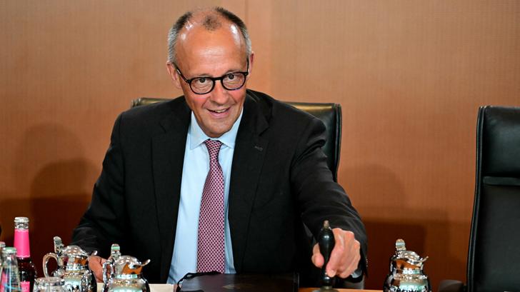 Le chancelier allemand Friedrich Merz, à Berlin, le 2 juillet 2025.