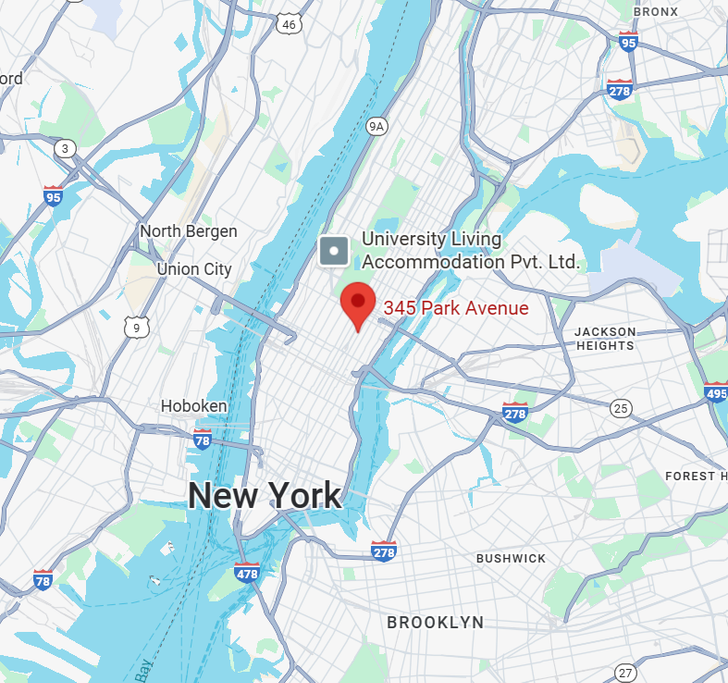 La fusillade a eu lieu dans un gratte-ciel, au le 345, Park Avenue à New York.