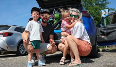 au sud de Bordeaux, la pause bienvenue des vacanciers sur l’aire de repos de Cestas